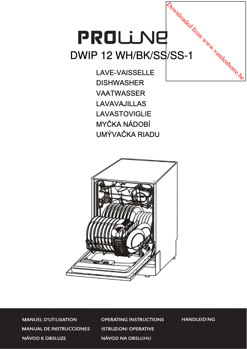 Page 1 of the manual User Manual Proline DWIP 12 WH