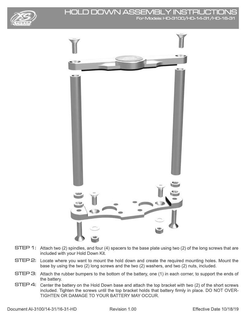 First page image of the manual for HD-3100