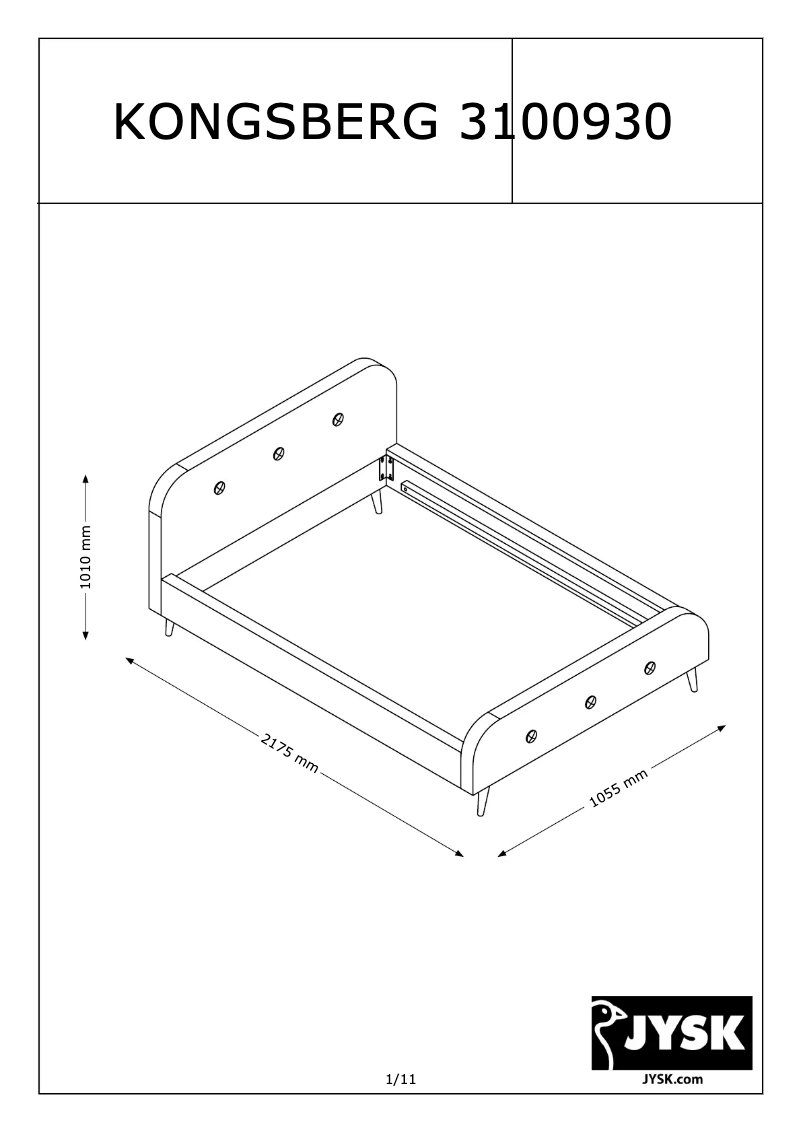 First page image of the manual for Kongsberg (90x200)