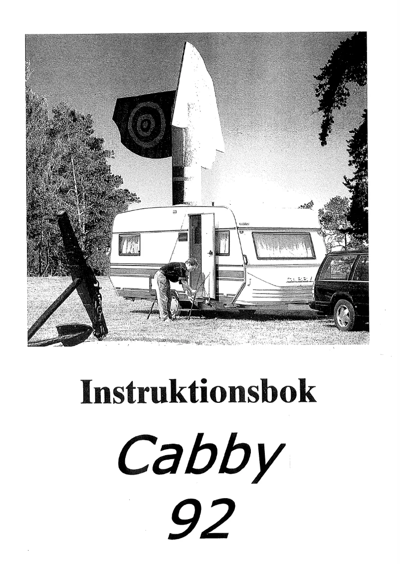 Page 1 of the manual User Manual Cabby 1992