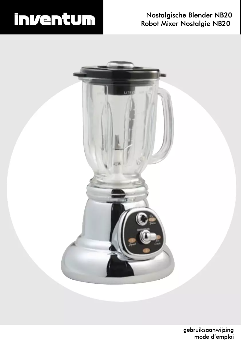 First page image of the manual for Nostalgie NB20