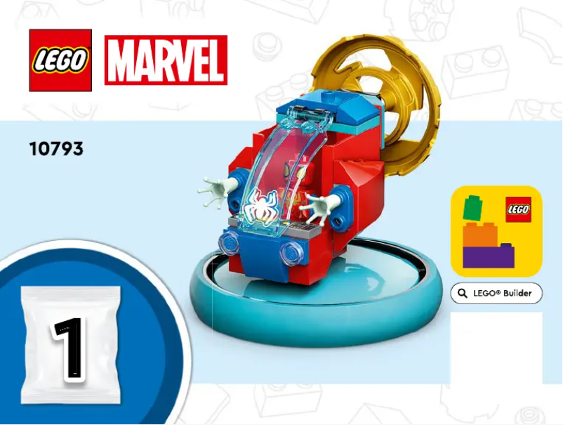 Page 1 of the manual User Manual Lego Marvel 10793