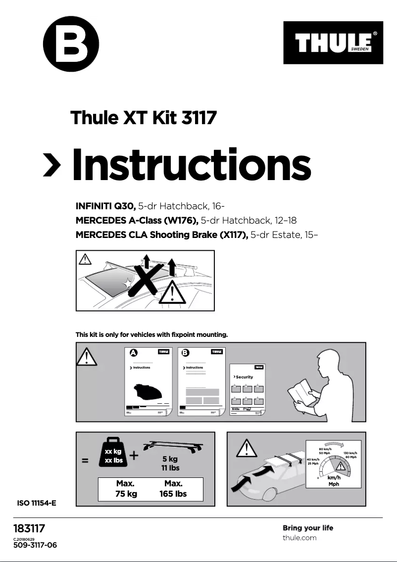 First page image of the manual for XT Kit 3117
