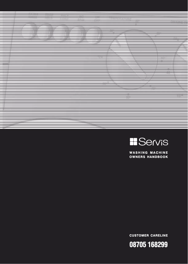 Page 1 of the manual User Manual Servis M6725W