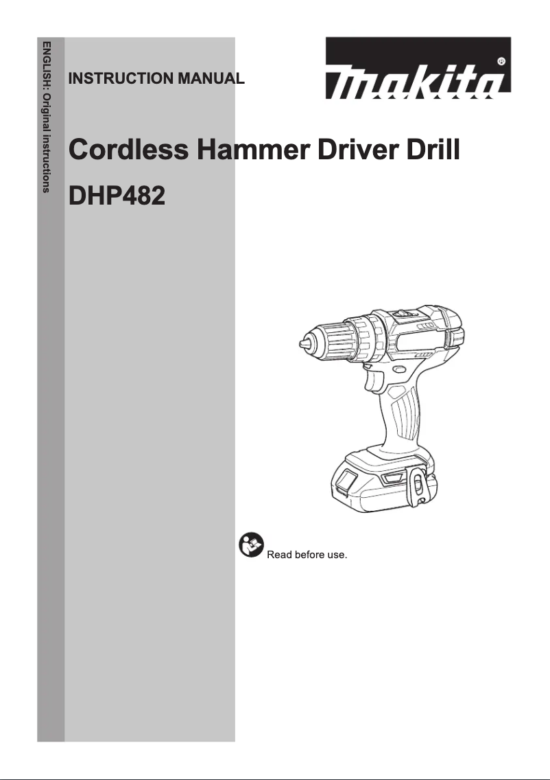 First page image of the manual for DHP482M1JW