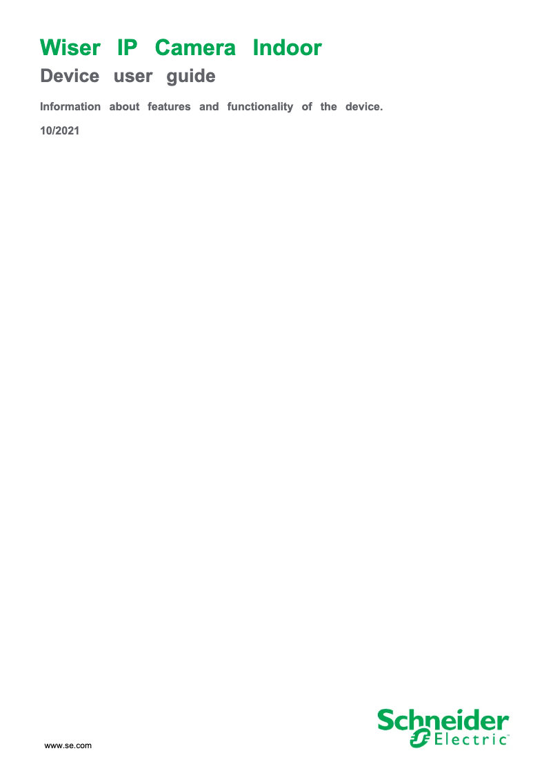 First page image of the manual for CCT723319