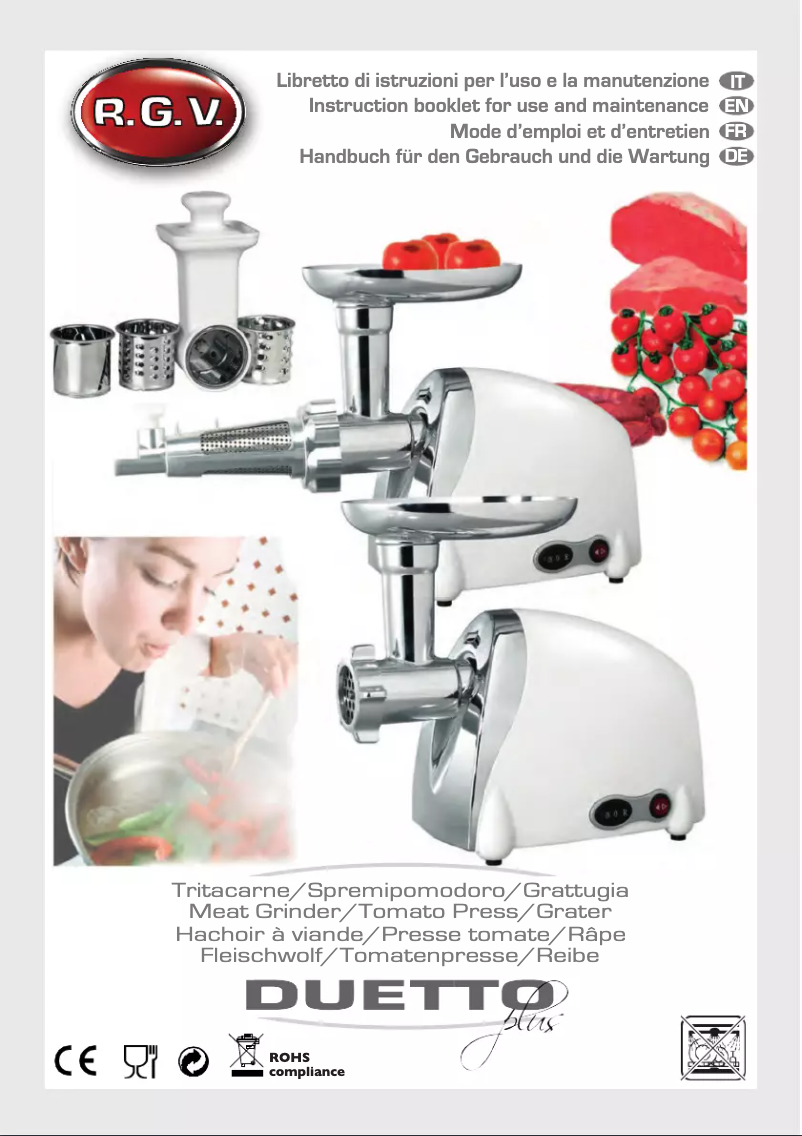 Image de la première page du manuel de l'appareil Duetto Plus