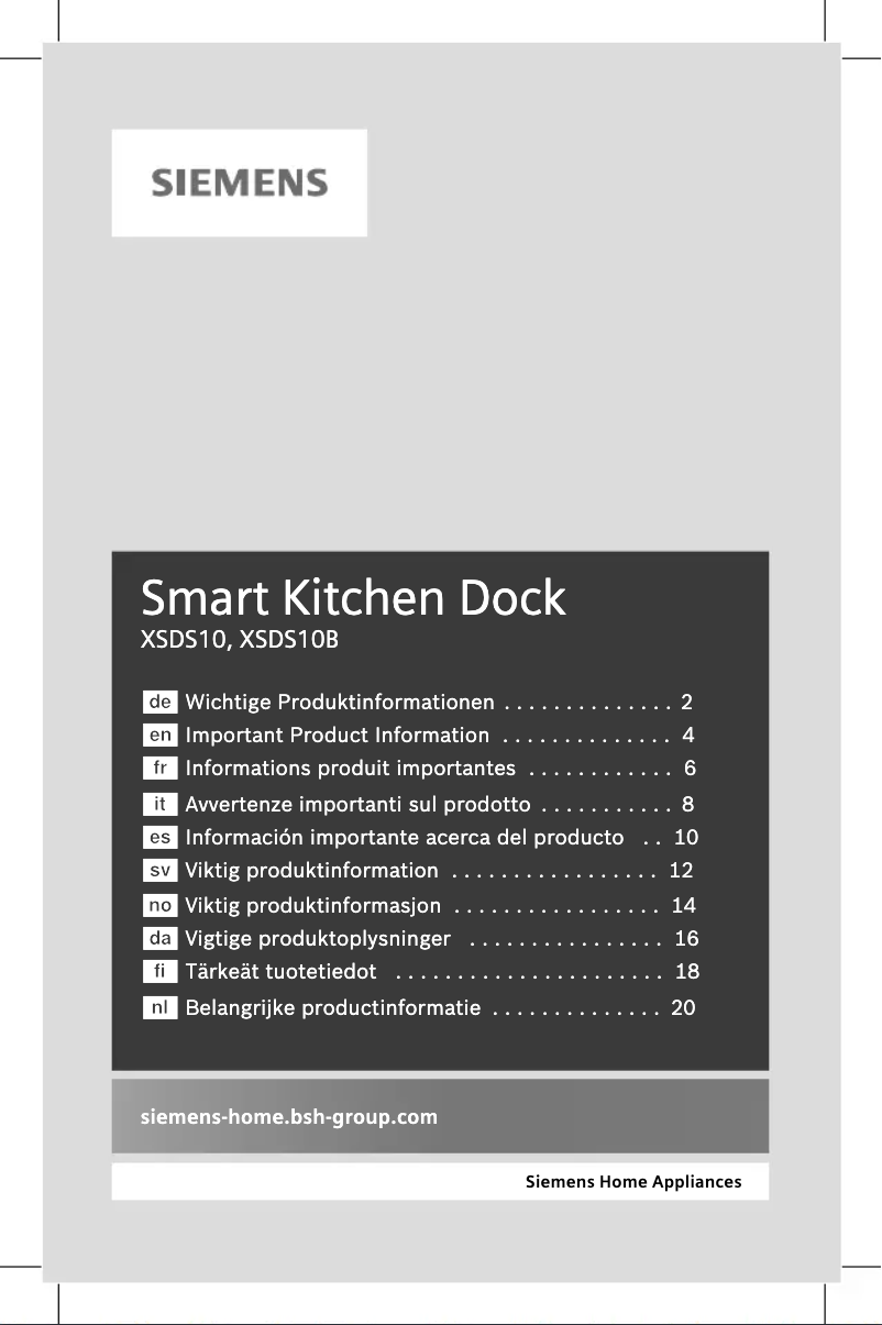First page image of the manual for XSDS10
