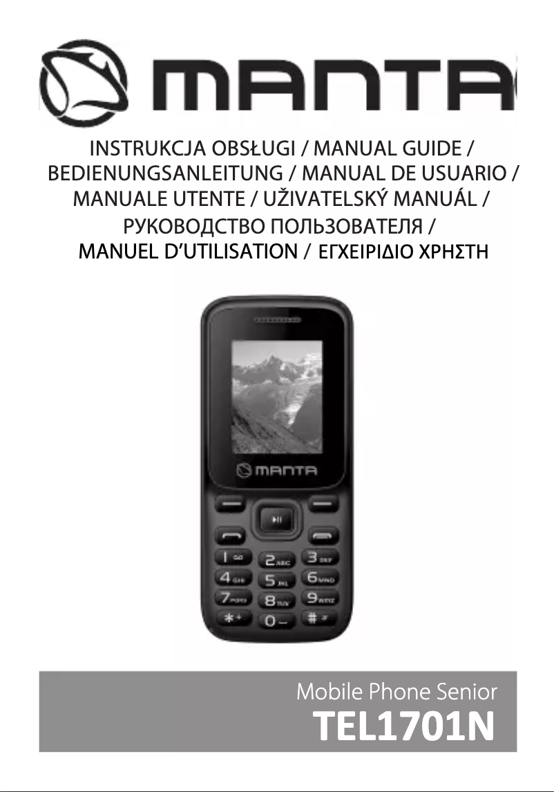 Page 1 of the manual User Manual Manta TEL1701N