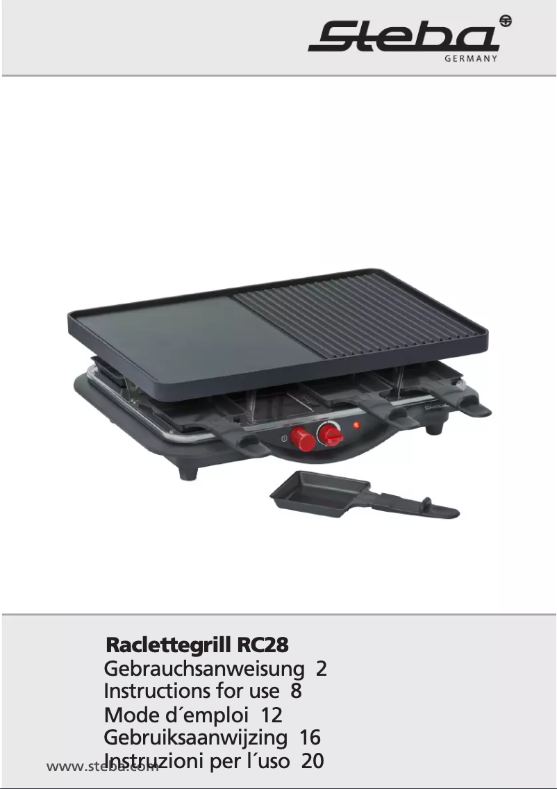 Page 1 of the manual User Manual Steba RC30