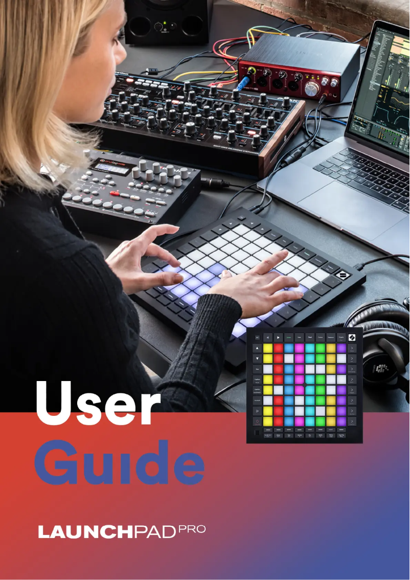 Page 1 of the manual User Manual Novation Launchpad Pro MK3