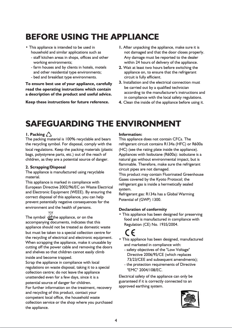 Page 1 of the manual User Manual Whirlpool WTH5410 NFX