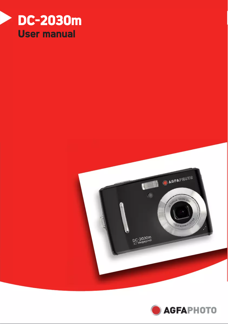 Page 1 of the manual User Manual AgfaPhoto DC-2030m