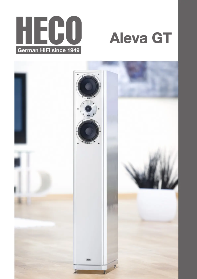 Page 1 of the manual Technical Sheet Heco Aleva GT Sub 322A