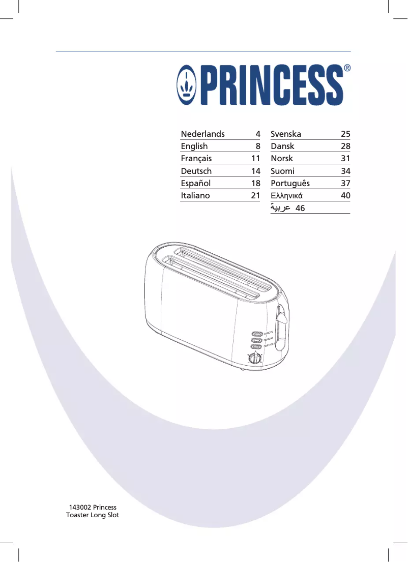 First page image of the manual for 143002 Long Slot