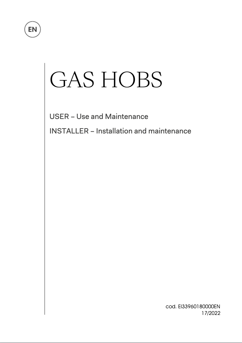 Page 1 of the manual User Manual Ilve HCL90SCK