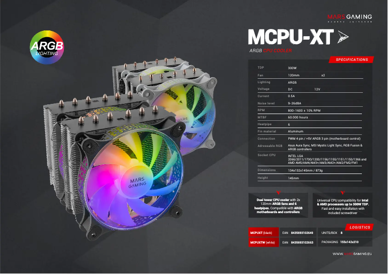 First page image of the manual for MCPU-XT