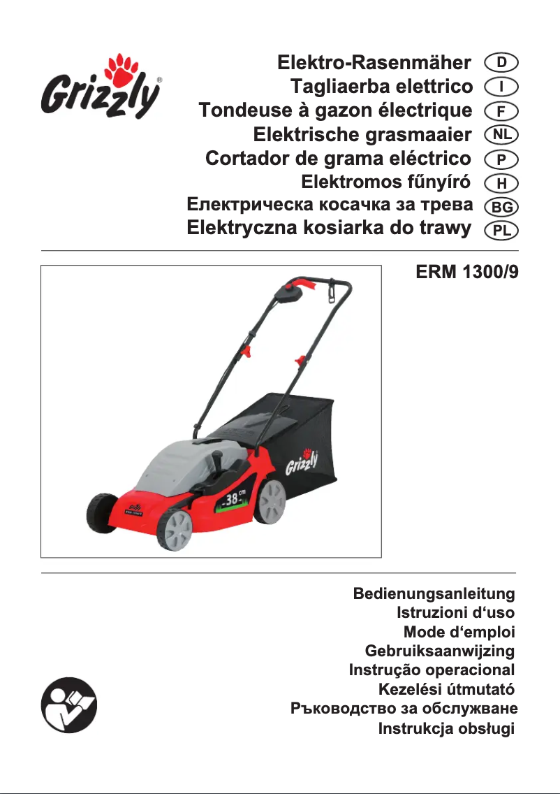 Page 1 of the manual User Manual Grizzly ERM 1300/9