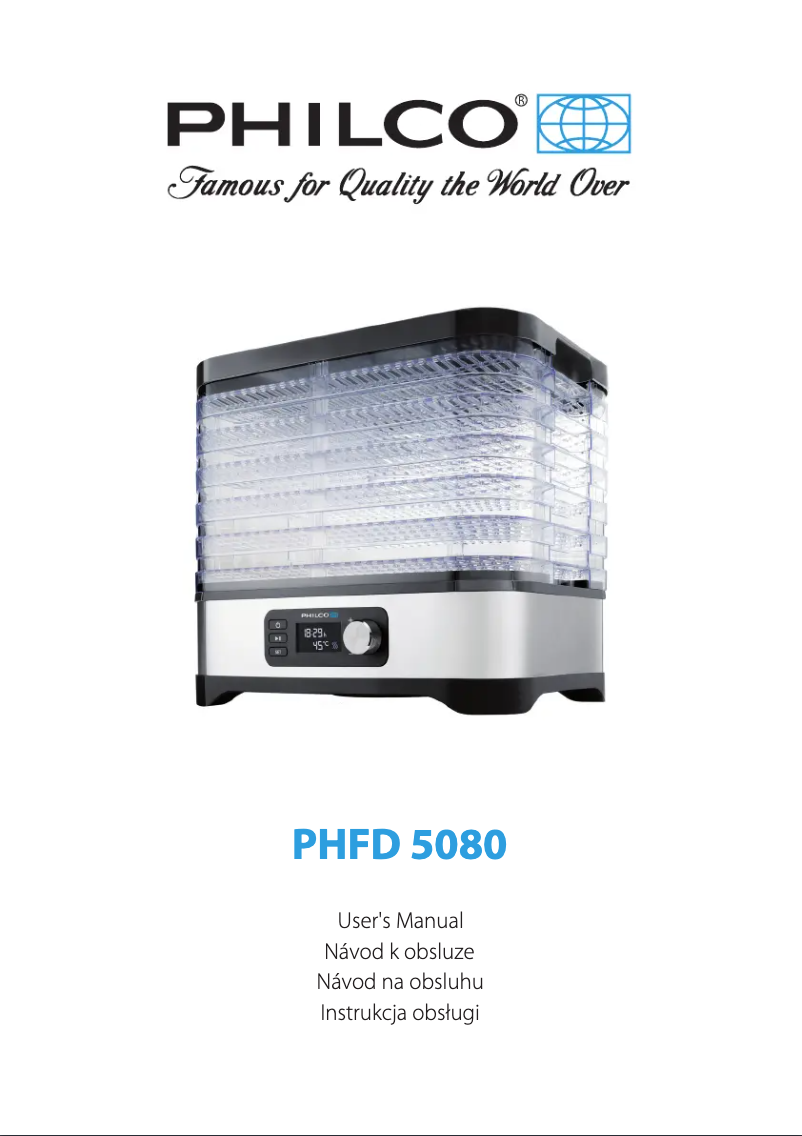Page 1 of the manual User Manual Philco PHFD 5080