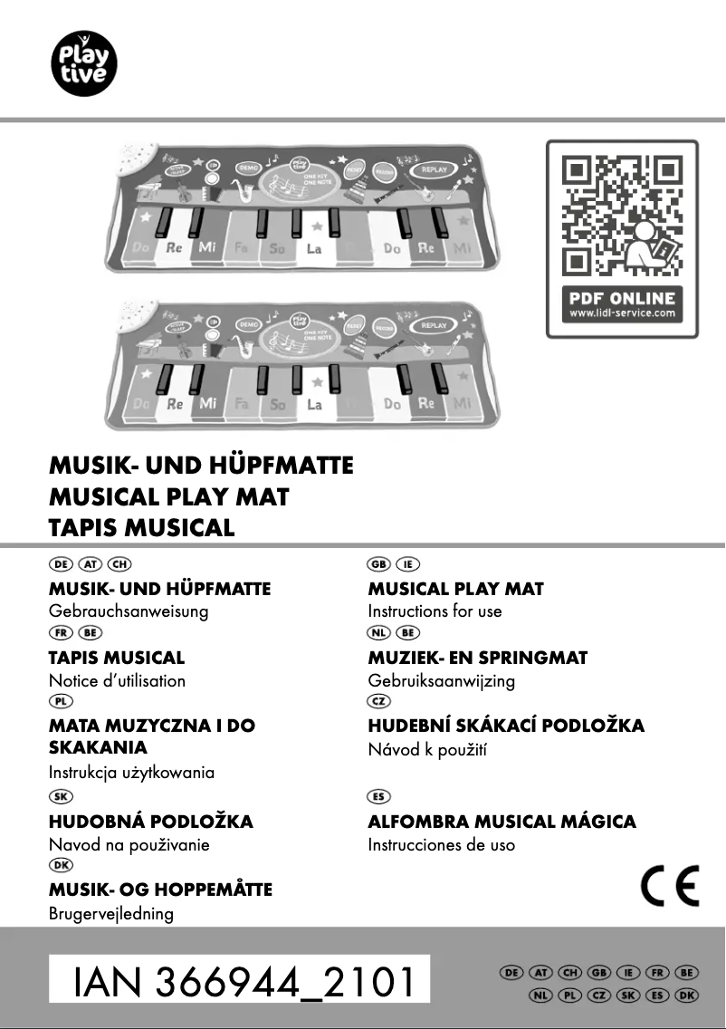 First page image of the manual for IAN 366944