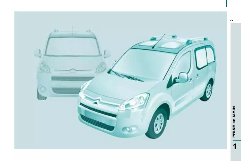 First page image of the manual for Berlingo Multispace (2008)