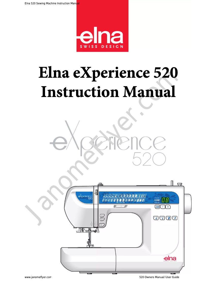 First page image of the manual for eXperience 520