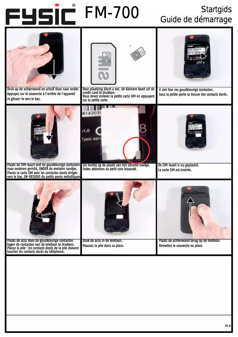 First page image of the manual for FM-710B