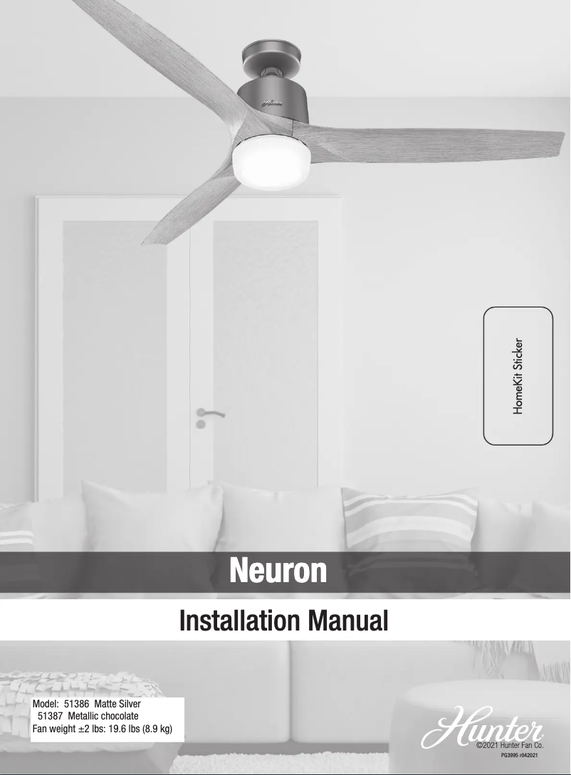 First page image of the manual for Neuron