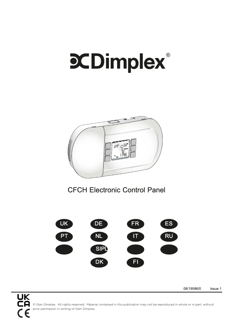 First page image of the manual for CFCH