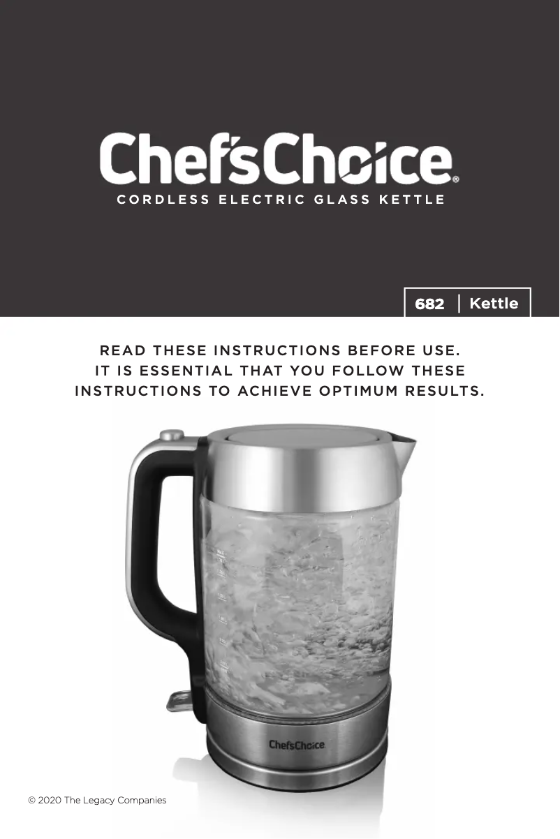 First page image of the manual for 682