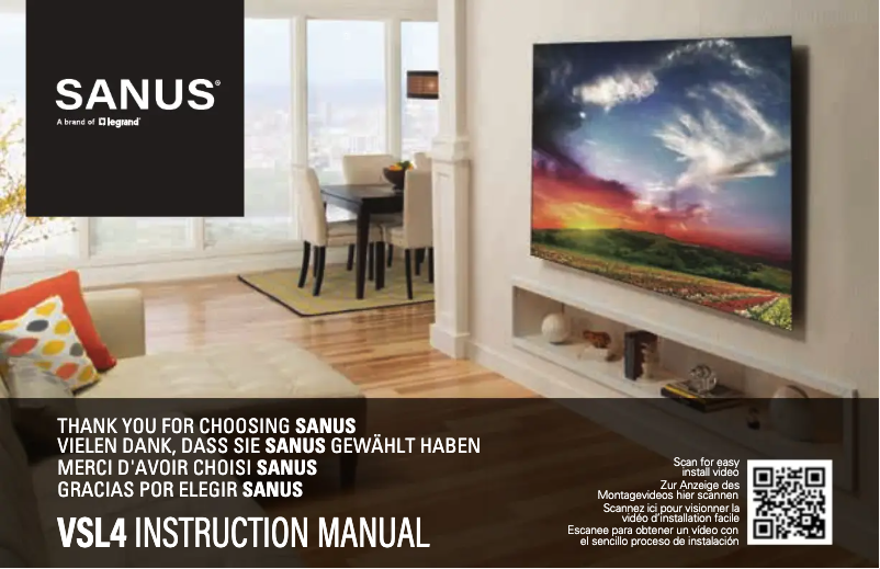 First page image of the manual for VSL4