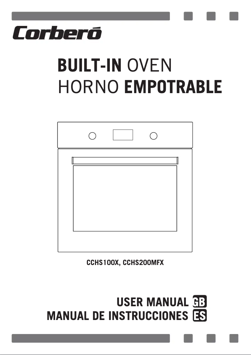 First page image of the manual for CCHS200MFX