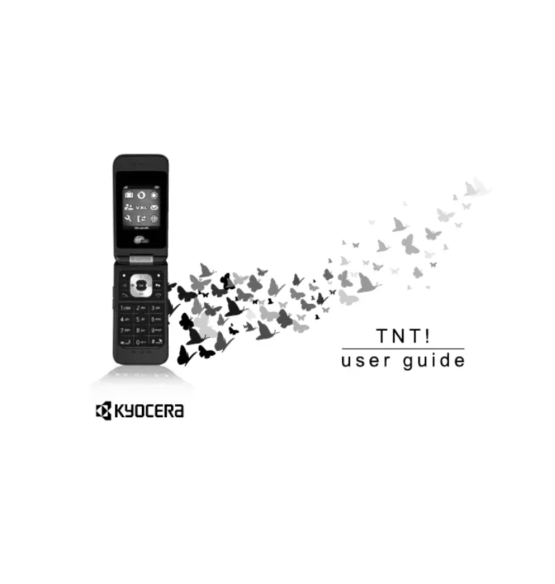 Page 1 of the manual User Manual Kyocera TNT