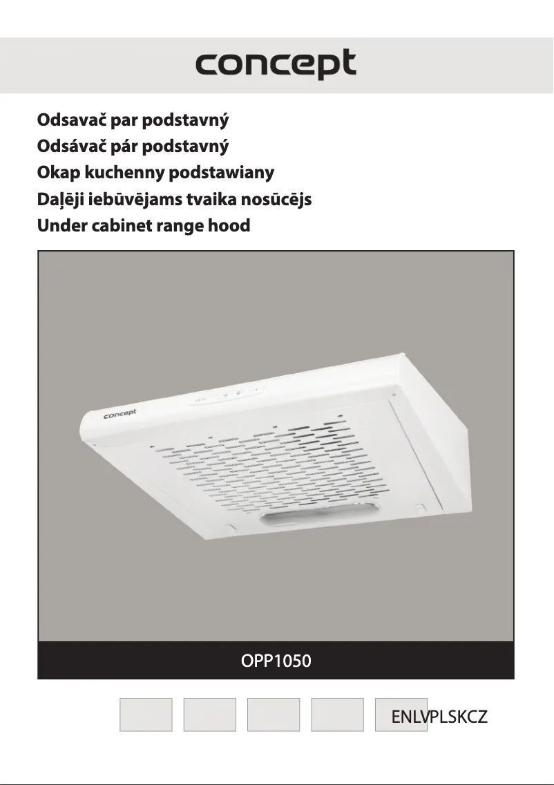 First page image of the manual for OPP1050