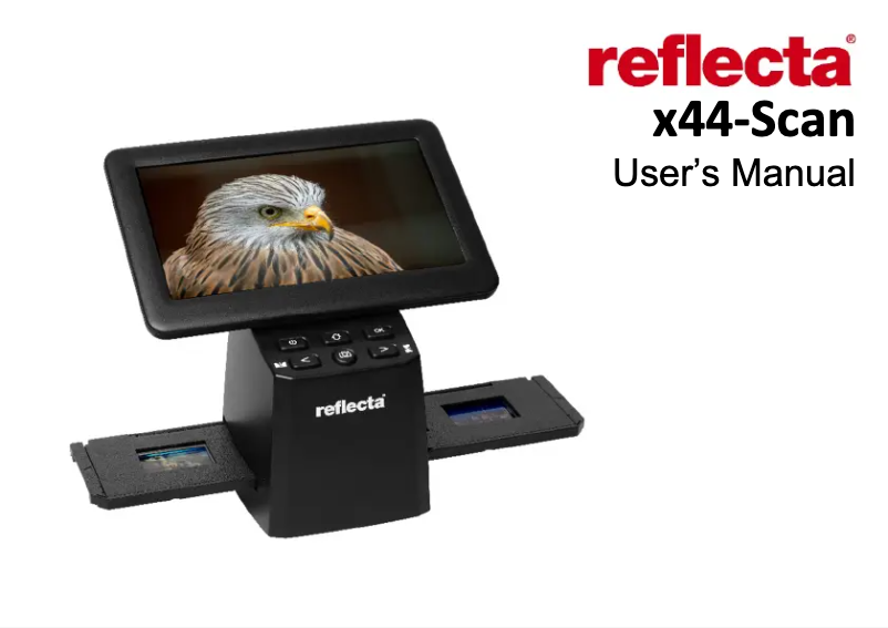 Page 1 of the manual User Manual Reflecta x33-Scan