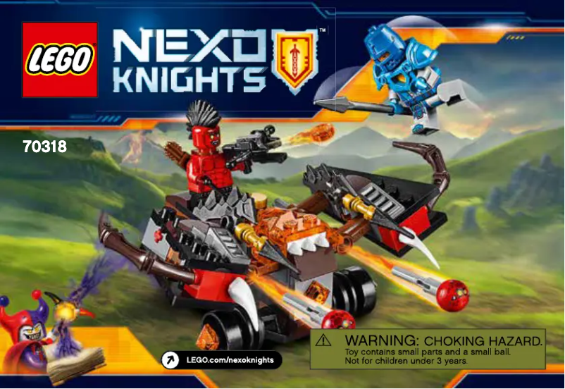 First page image of the manual for Nexo Knights 70318