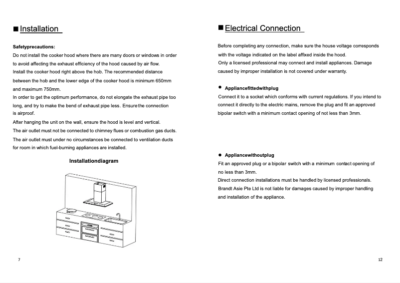 First page image of the manual for AD9905B