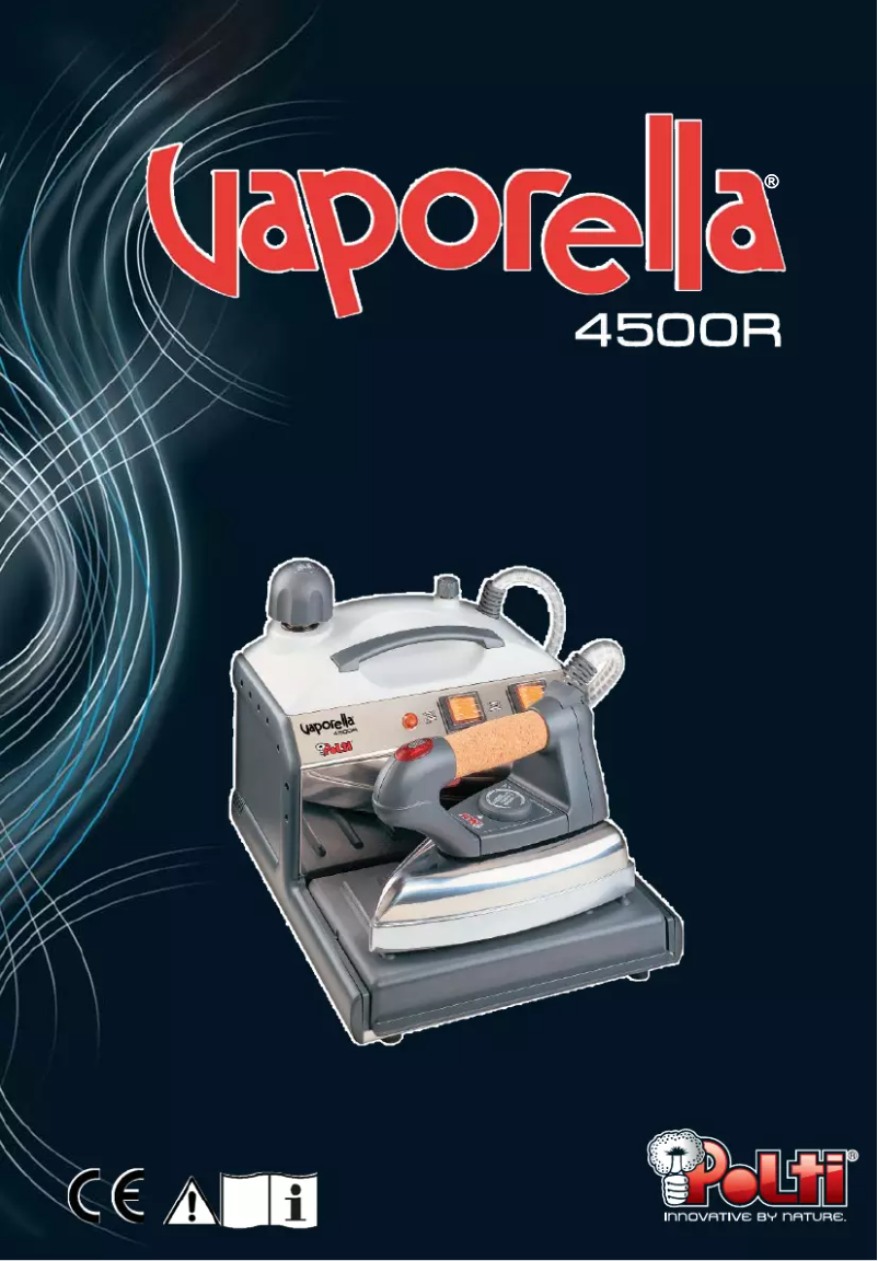 First page image of the manual for Vaporella 4500R