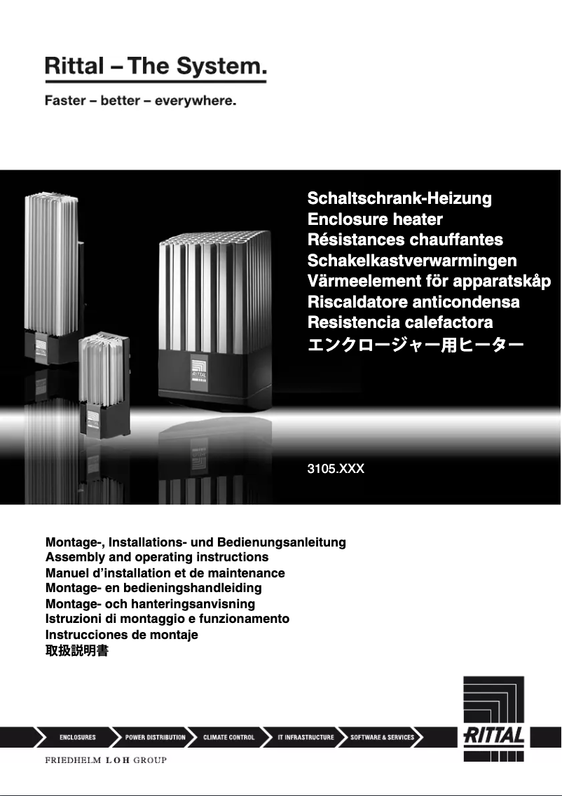 First page image of the manual for 3105.340