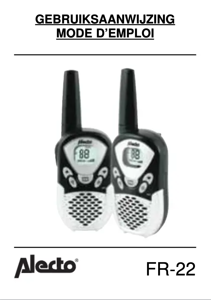 First page image of the manual for FR-22