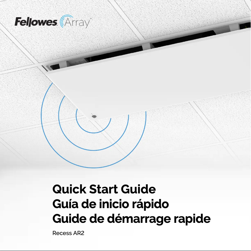 Page 1 of the manual Quick Start Guide Fellowes Array AR2