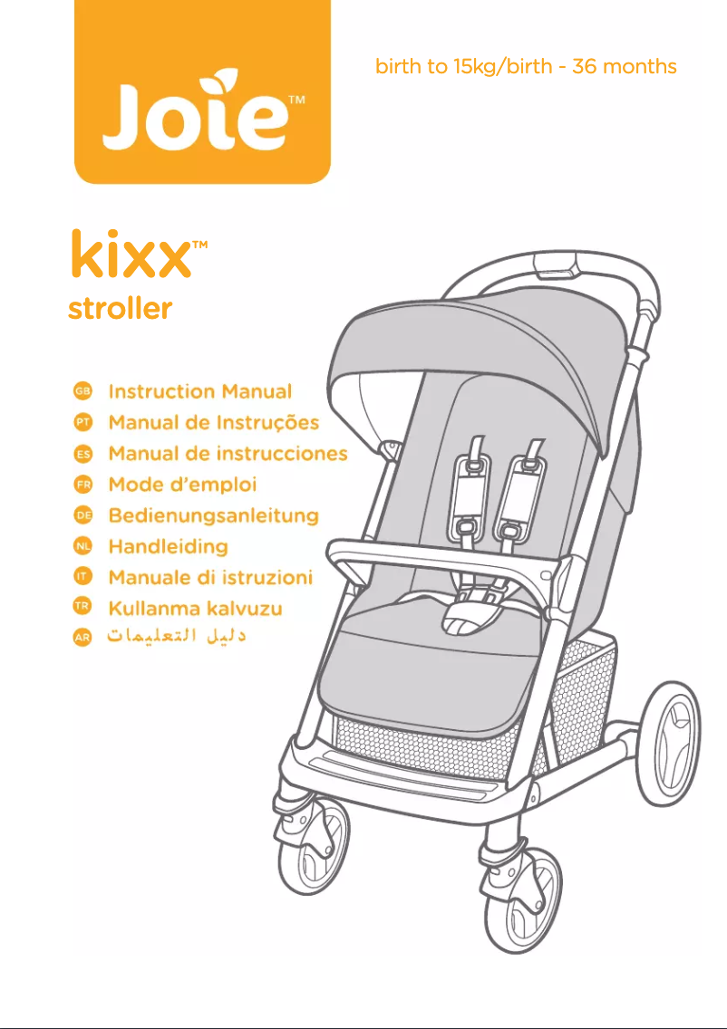 First page image of the manual for Kixx