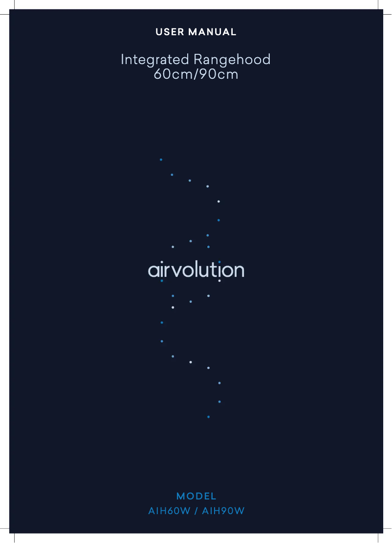 First page image of the manual for RIH90W