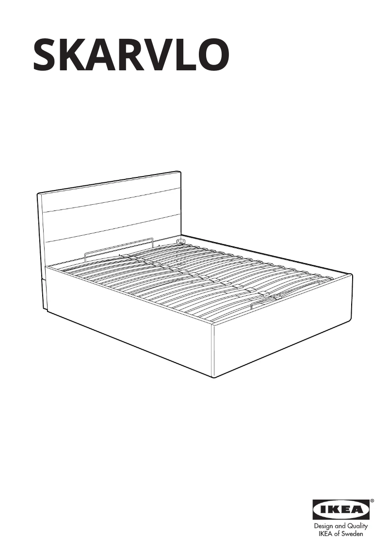 Page 1 of the manual User Manual Ikea SKARVLO 505.560.87