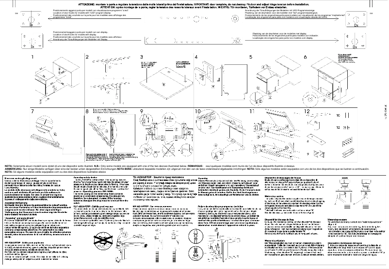 First page image of the manual for DWI710E