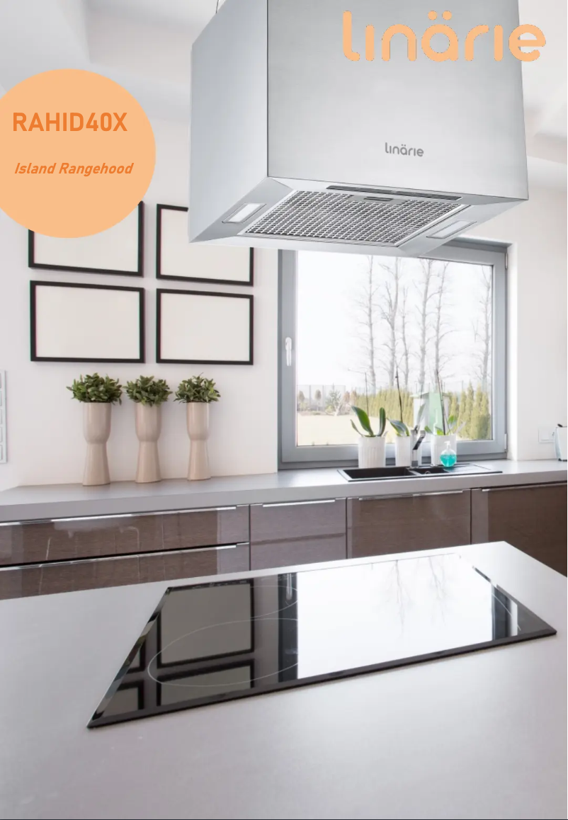 Page 1 of the manual Technical Sheet Linarie Tahiti RAHID40X