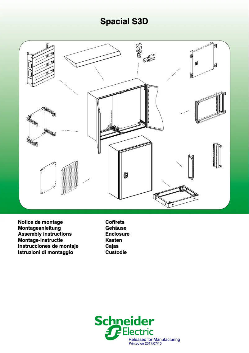 Page 1 of the manual User Manual Schneider NSYS3D4420P