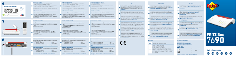 Image de la première page du manuel de l'appareil FRITZ!Box 7690