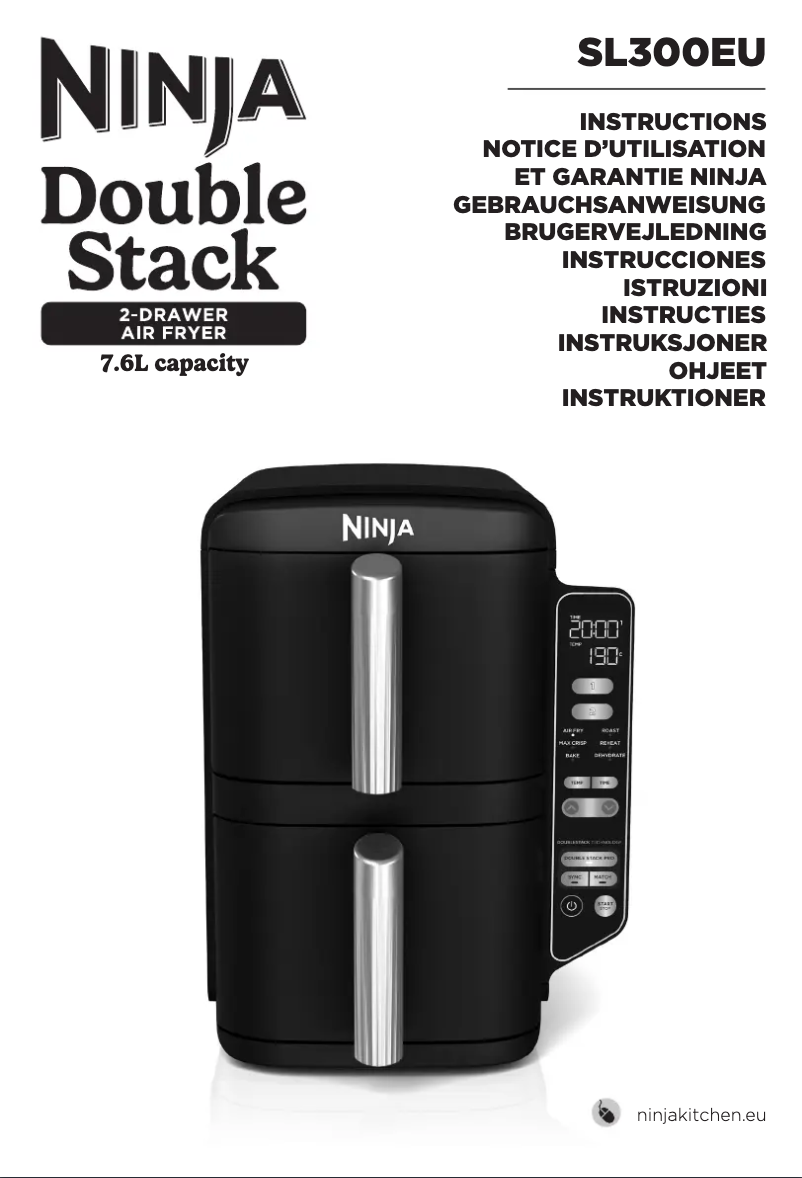 Page 1 of the manual User Manual Ninja Double Stack SL300EU