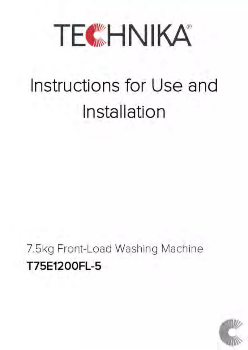 First page image of the manual for T75E1200FL-5